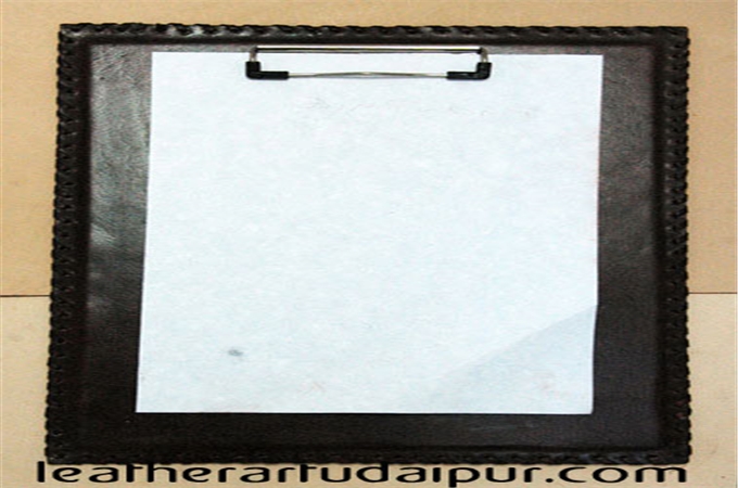 Leather Journal : Leather Clipboard